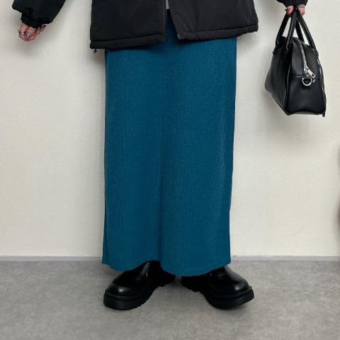 レディース　カラーナロースカート（rumi）