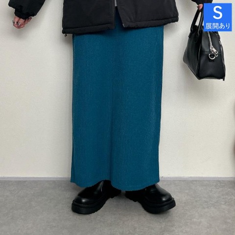 レディース　カラーナロースカート（rumi）