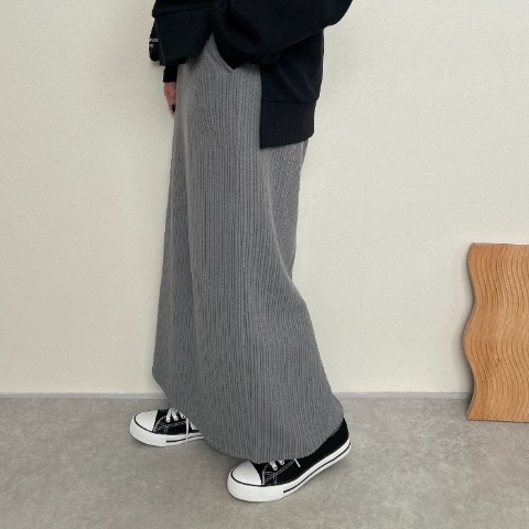 レディース　カラーナロースカート（rumi）