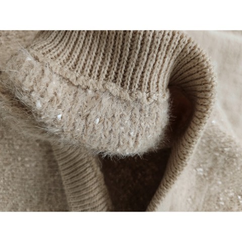 レディース　ペーパーヤーンシャギーニットスカート（yuu）