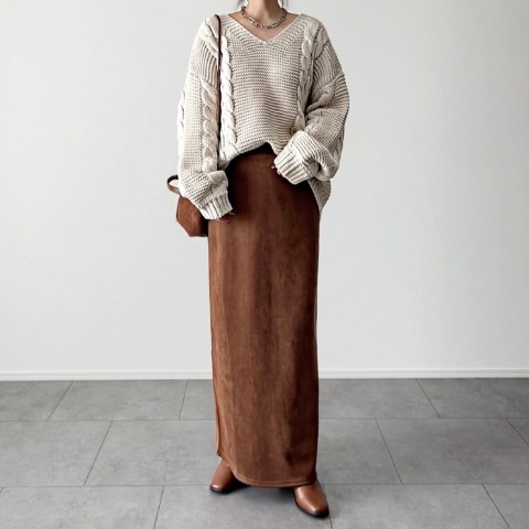 レディース　スエポンナロースカート（yumi）