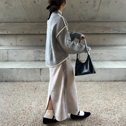 レディース　サイドラインスエポンナロースカート（YUI）