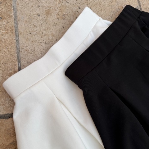 レディース　タックフレアスカート(miyo)