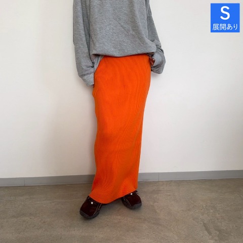 レディース　リブニットスカート（anna）