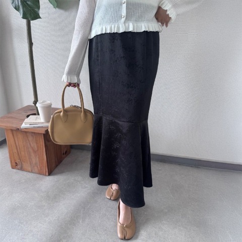 レディース　花柄マーメイドスカート（TOMO）