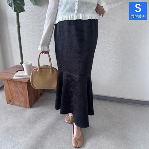 レディース　花柄マーメイドスカート（TOMO）