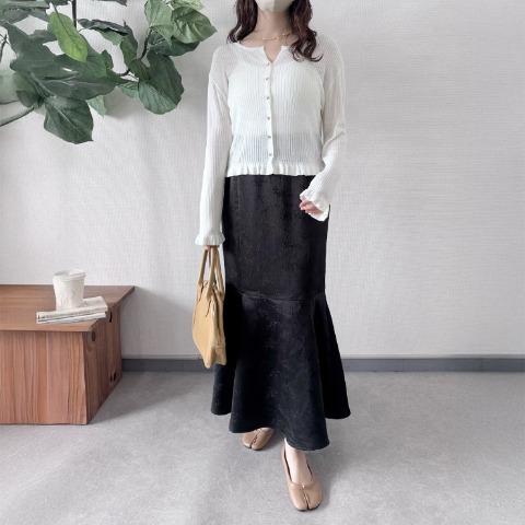 レディース　花柄マーメイドスカート（TOMO）