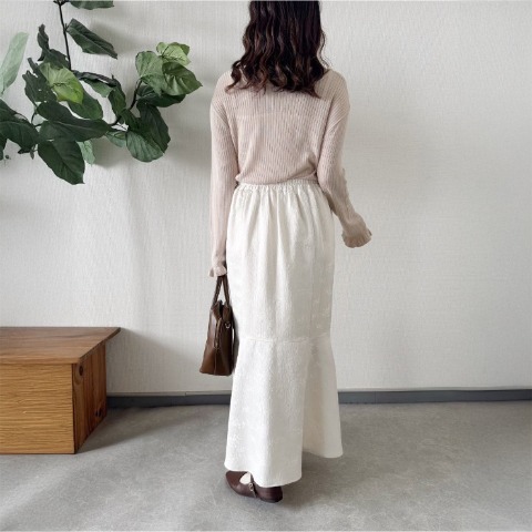 レディース　花柄マーメイドスカート（TOMO）