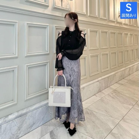 レディース　フレアレーススカート（rei）