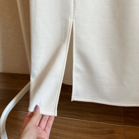 レディース　袖レースフリルワンピース（mog）