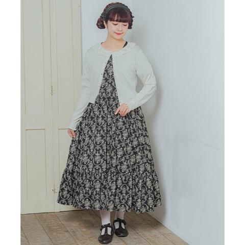 レディース　スクエアフリルワンピース（青木美沙子）