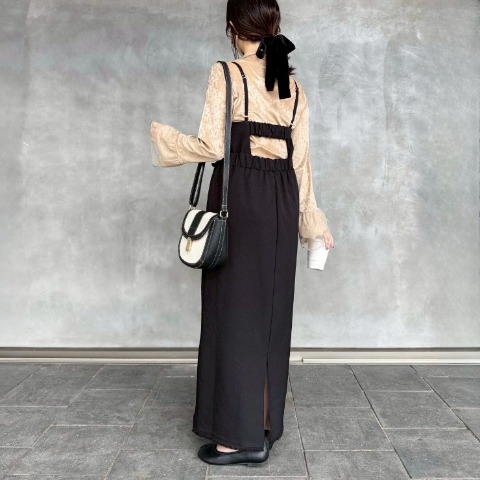 レディース　起毛キャミワンピース（TOMO）
