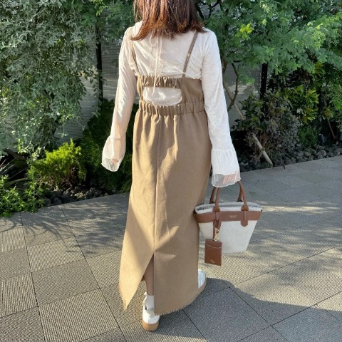 レディース　起毛キャミワンピース（TOMO）