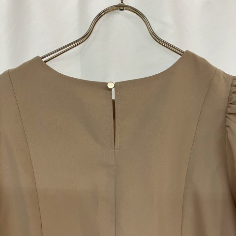 レディース　パフスリーブティアードワンピース（miyu）