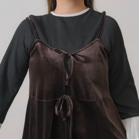 レディース　ベロアチュニックキャミソール（yuki×Taiyou）