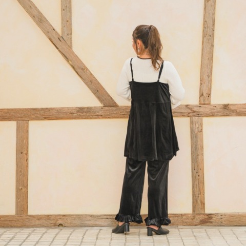 レディース　ベロアチュニックキャミソール（yuki×Taiyou）