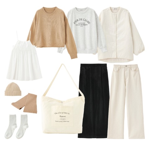 レディース　ハッピーバッグ　10点セット（choco）