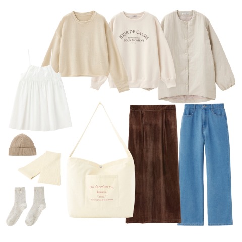 レディース　ハッピーバッグ　10点セット（choco）