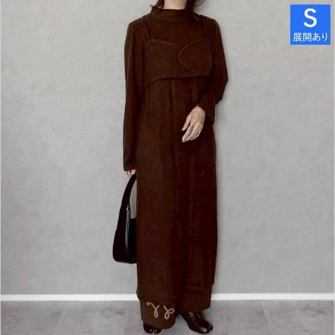 【低身長さん】レディース　ワンピース＋ビスチェ（ちゃな）