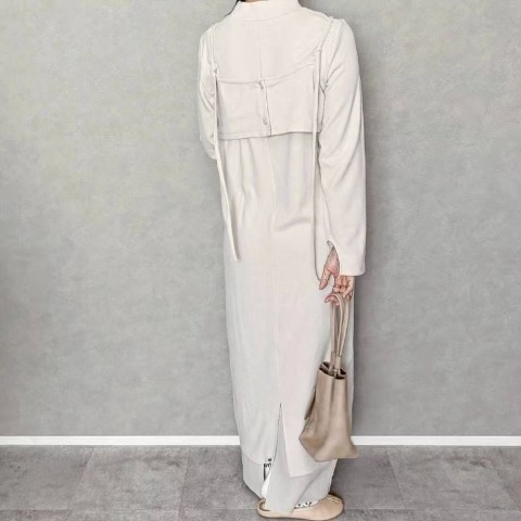 【低身長さん】レディース　ワンピース＋ビスチェ（ちゃな）