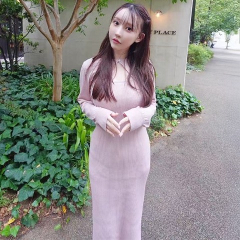 レディース　ワンピース＋カーディガンセット（ゆな）