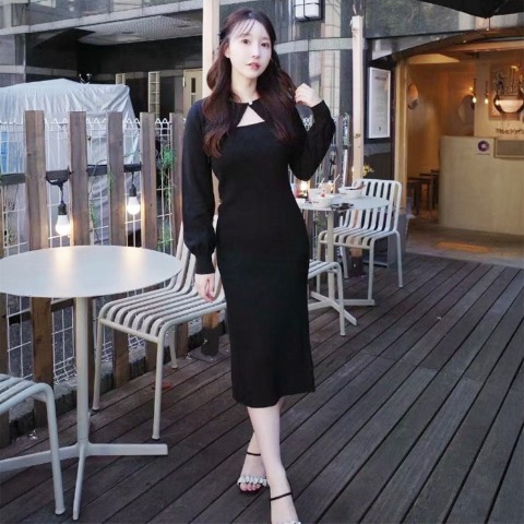 レディース　ワンピース＋カーディガンセット（ゆな）