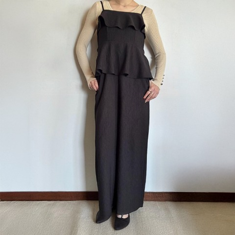 レディース　ペプラムオールインワン（yurika）