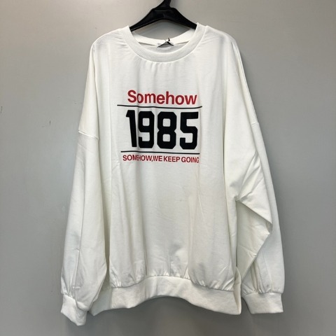 レディース　レトロロゴオーバーサイズプルオーバー（Nozomi)