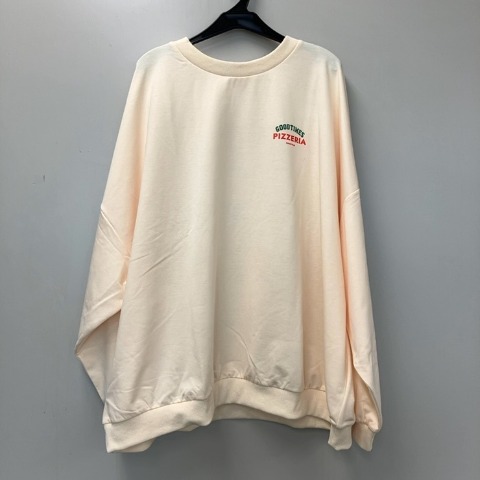 レディース　バックピザプリントプルオーバー（Nozomi)