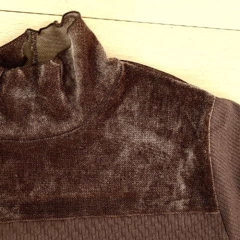 レディース　切り替えベロアプルオーバー（yuki×Taiyou）