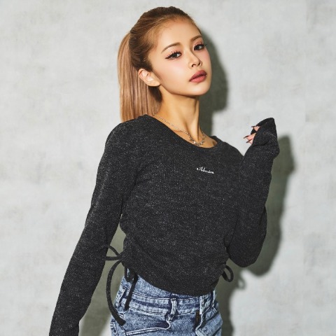 レディース　リブニットソードロストプルオーバー（かとみか）