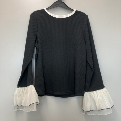 レディース　袖デザインリブニットプルオーバー（yuki×Taiyou）