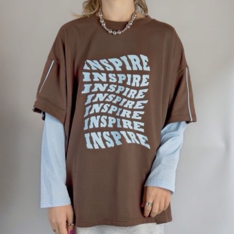 レディース　レイヤード風プルオーバー（NATSUMI）