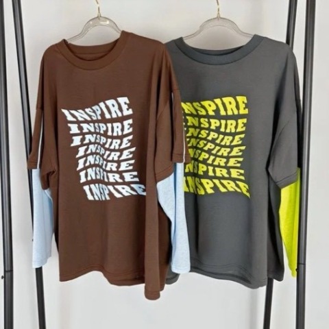 レディース　レイヤード風プルオーバー（NATSUMI）