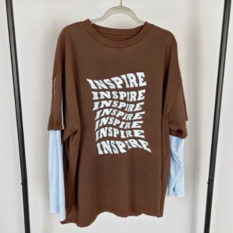 レディース　レイヤード風プルオーバー（NATSUMI）