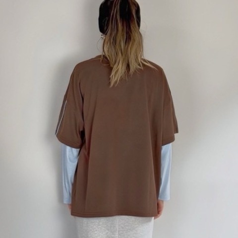 レディース　レイヤード風プルオーバー（NATSUMI）