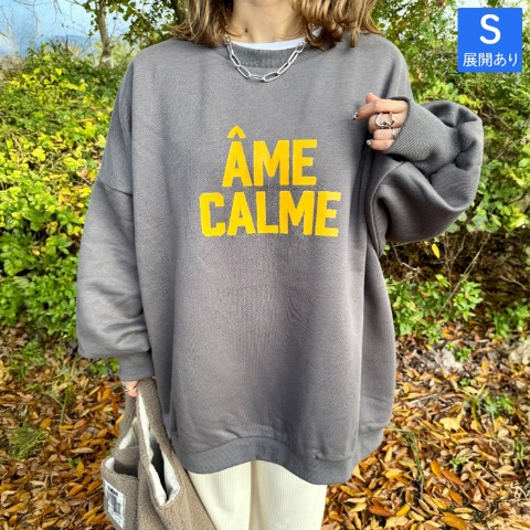 レディース　ルーズフィットロゴプルオーバー（MAYO）