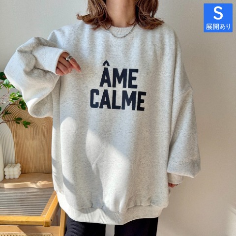 レディース　ルーズフィットロゴプルオーバー（MAYO）