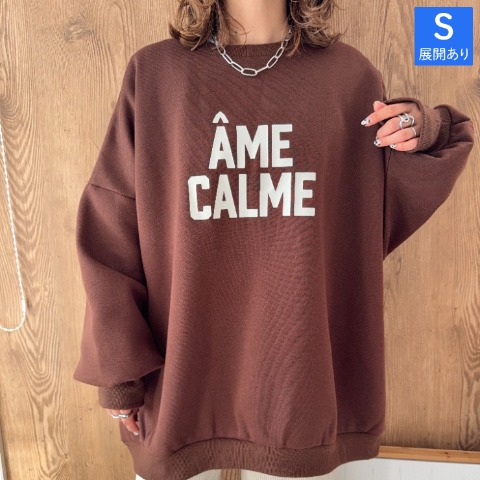 レディース　ルーズフィットロゴプルオーバー（MAYO）