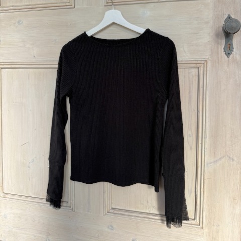 レディース　袖チュールプルオーバー(miyo)