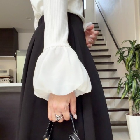 レディース　袖バルーンプルオーバー(miyo)