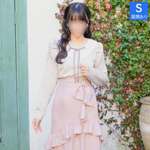 レディース　レース襟付きプルオーバー(maki)