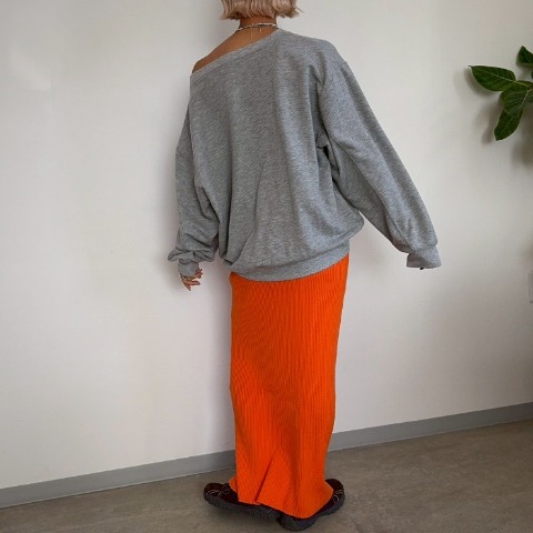 レディース　オーバーサイズボートネックプルオーバー（anna）