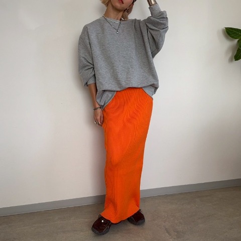 レディース　オーバーサイズボートネックプルオーバー（anna）