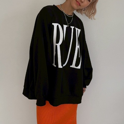 レディース　ロゴビッグシルエットプルオーバー（anna）