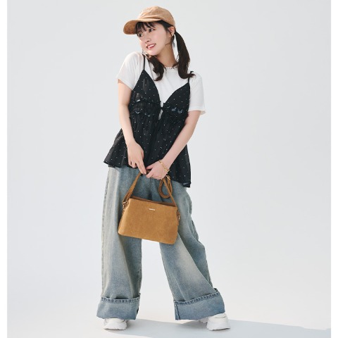 レディースデニムワイドパンツ（今日、好きになりました。）
