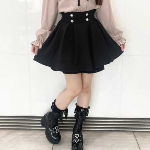 レディース　レイヤードミニスカパン（さねやろう）