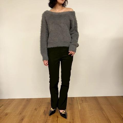レディース　裾リボン付きパンツ（あざと女子）