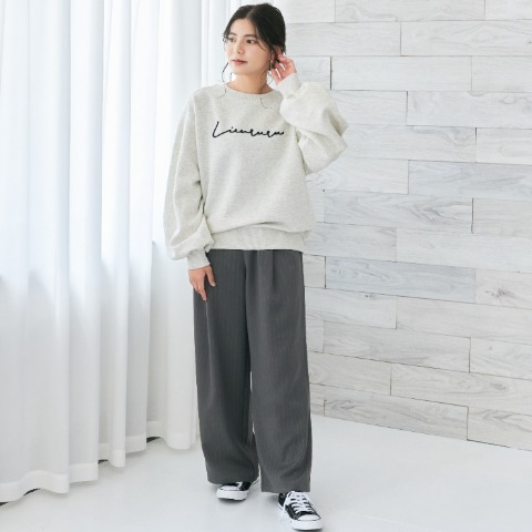 レディース　タックスラックスパンツ(LienRuru)