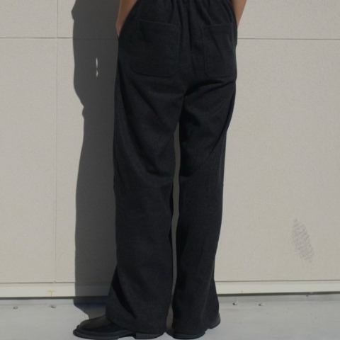 レディース　ニットカーブパンツ(hideka)